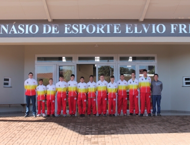 Handebol Masculino de Mercedes está participando dos Jogos Escolares da Juventude